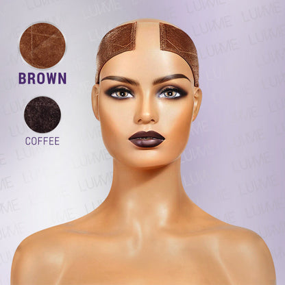 Luvme adjustable Velcro lace wig grip band with velvet comfort headband for secure, comfortable wig wearing.