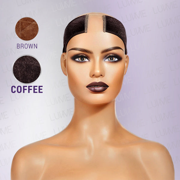 Luvme adjustable Velcro lace wig grip band with velvet comfort headband for secure wig fitting and hair support.