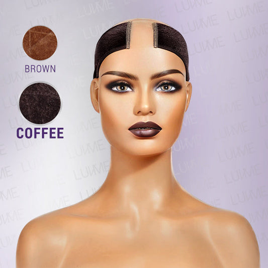 Luvme adjustable Velcro lace wig grip band with velvet comfort headband for secure wig fitting and hair support.