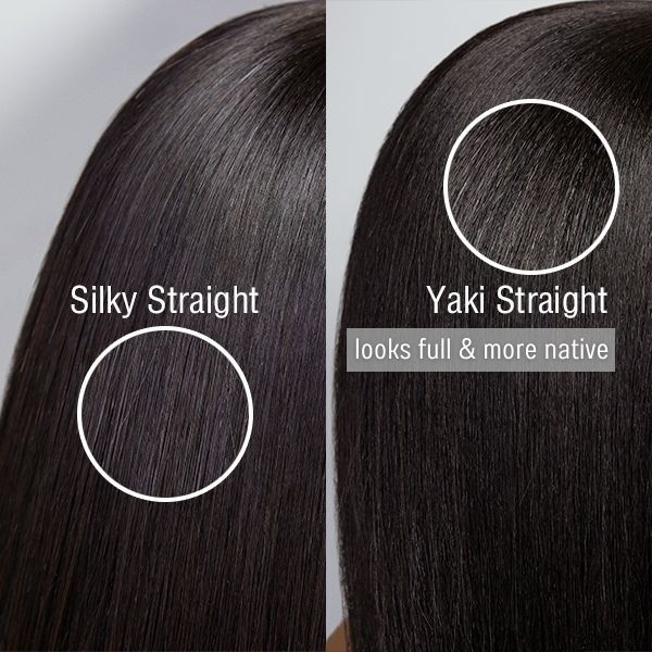 Luvme Ready to Go Classic Yaki Straight glueless headband wig for beginners, showcasing the natural straight hair and headband style.