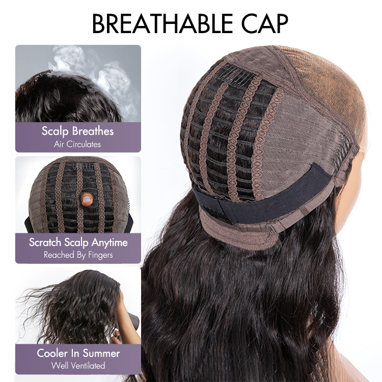 Luvme Hair 180% Density | Trendy Brown with Black Peekaboo Loose Wave Glueless 5x5 Closure Lace Wig - US Only-10