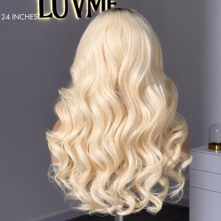 Luvme Hair 613 Loose Wave 5x5 Closure HD Lace Wig with direct dyeing, showcasing natural loose wave texture and lace closure.