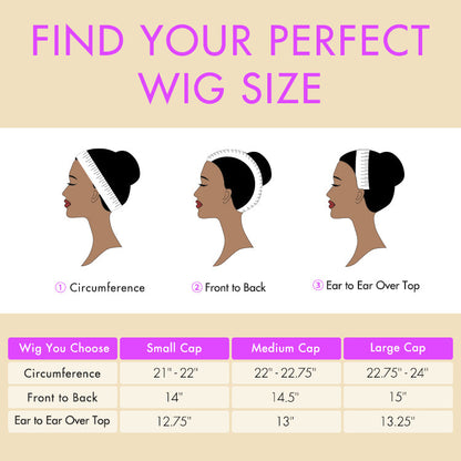 Luvme brown highlights Funmi curly 5x5 closure lace wig with long, natural curls, ideal for beginners, US shipping only.