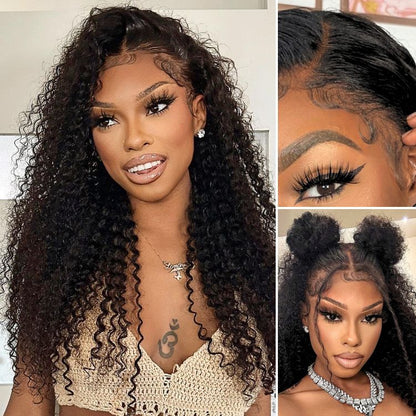 PreMax 2.0 Wigs | Nature Max Deep Wave Ear-to-ear Glueless 13x6 Frontal HD Lace Long Curly Wig-20
