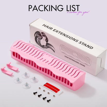 Luvme Hair 1pc hair extension holder for clip-in, tape-in, bundles, and weft storage, tool and accessory for hair extensions.