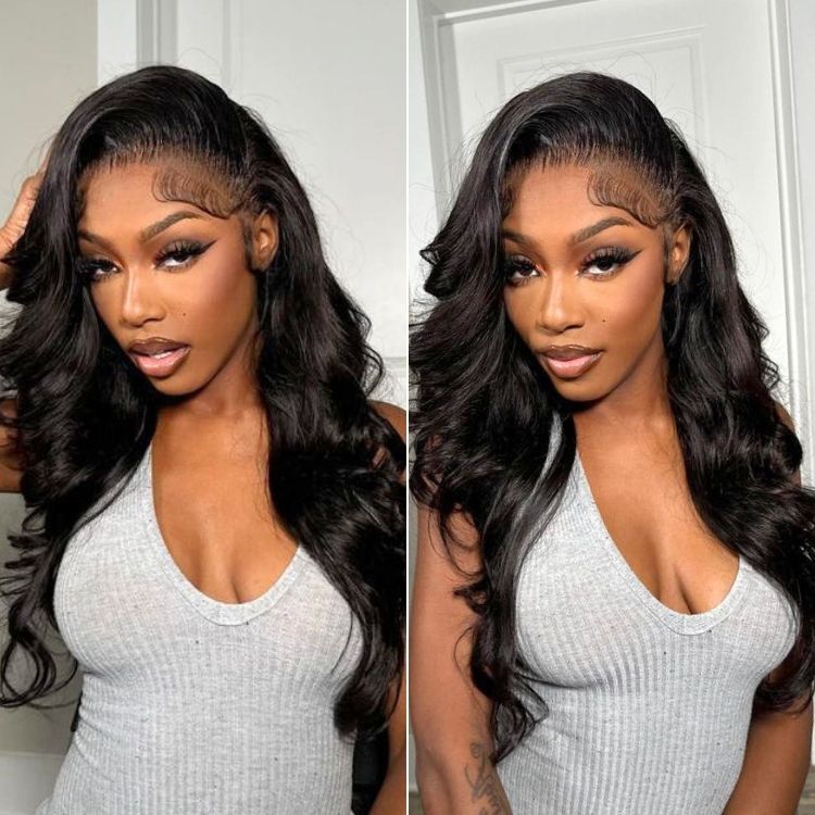 Luvme Hair PreMax 2.0 13x5 Frontal Wig with loose body wave, HD lace, ear-to-ear, glueless, natural C part style