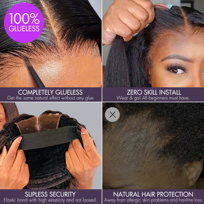Luvme Hair 5x5 closure wig with elegant copper ombre highlights, loose body wave, breathable cap, and 180% density.