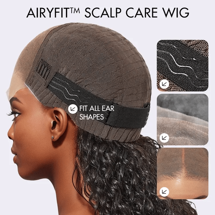 Luvme Hair AiryFit™ Minimalist Lace Wig with silky blunt cut bob, glueless fit, HD lace, short stylish wig for a natural look