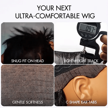 Luvme Hair AiryFit™ Scalp Care Minimalist Lace Wig with silky blunt cut bob, glueless fit, HD lace, short style, natural appearance