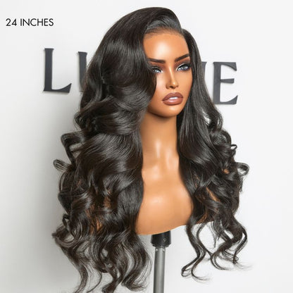 Luvme Hair PreMax Wigs luxury HD full lace flexi-fit invisibility drawstring cap loose body wave human hair wig