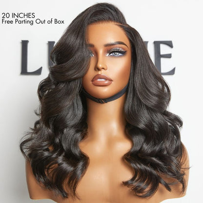 Luvme Hair PreMax Wigs Flexi-Fit Invisi Drawstring Cap with 360 HD Lace and loose body wave wig, restyle friendly, US only