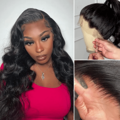 Luvme Hair PreMax Wigs Flexi-Fit Invisi Drawstring Cap with 360 HD Lace in loose body wave style for restyling.