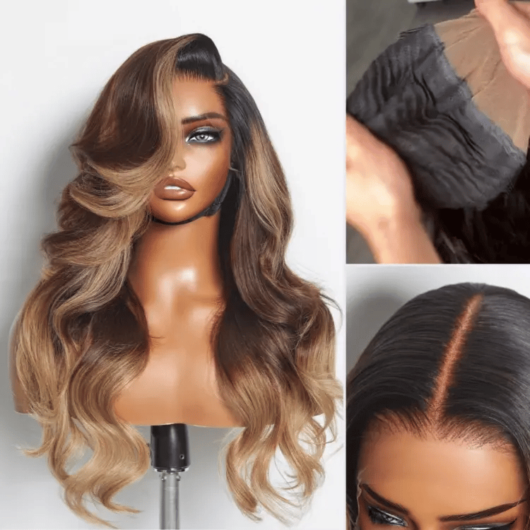 Luvme Hair AiryFit™ Deep Parting Loose Body Wave Human Hair Wig with 11x6 HD lace, glueless, natural scalp look