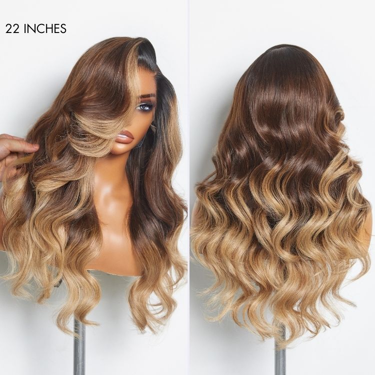 Luvme Hair AiryFit™ Scalp Care loose body wave human hair wig with deep parting, 11x6 HD lace, glueless frontal for natural look