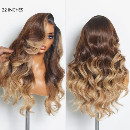 Luvme Hair AiryFit™ Scalp Care loose body wave human hair wig with deep parting, 11x6 HD lace, glueless frontal for natural look