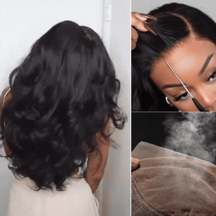 Luvme Hair AiryFit™ deep parting loose body wave human hair wig with 11x6 HD lace, glueless design and natural scalp appearance