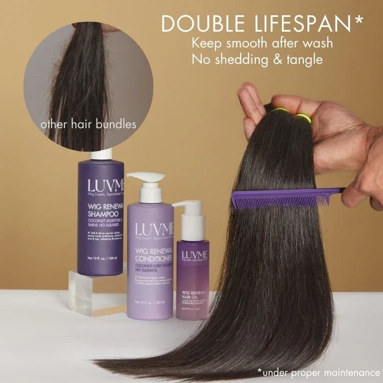 Upgraded Brazilian Hair body wave 3 bundles with 5x5 HD lace closure from Luvme Hair, showcasing the textured hair and lace closure.