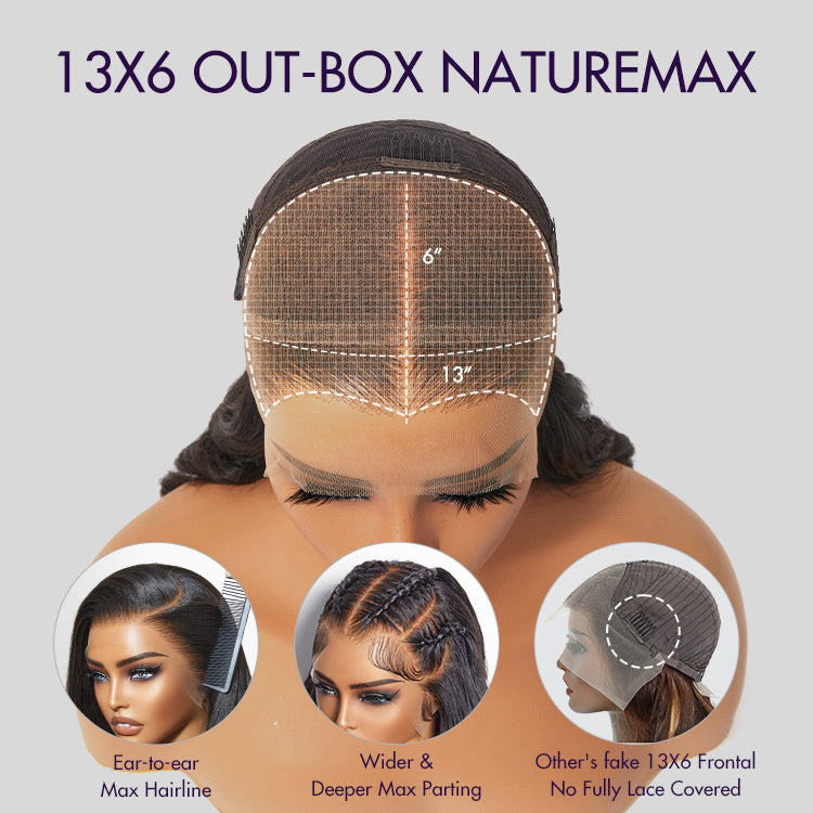 Luvme Hair PreMax Blonde Highlight Silky Straight 13x5 Frontal Wig with HD lace, long ear-to-ear, glueless, pre-cut lace, natural style