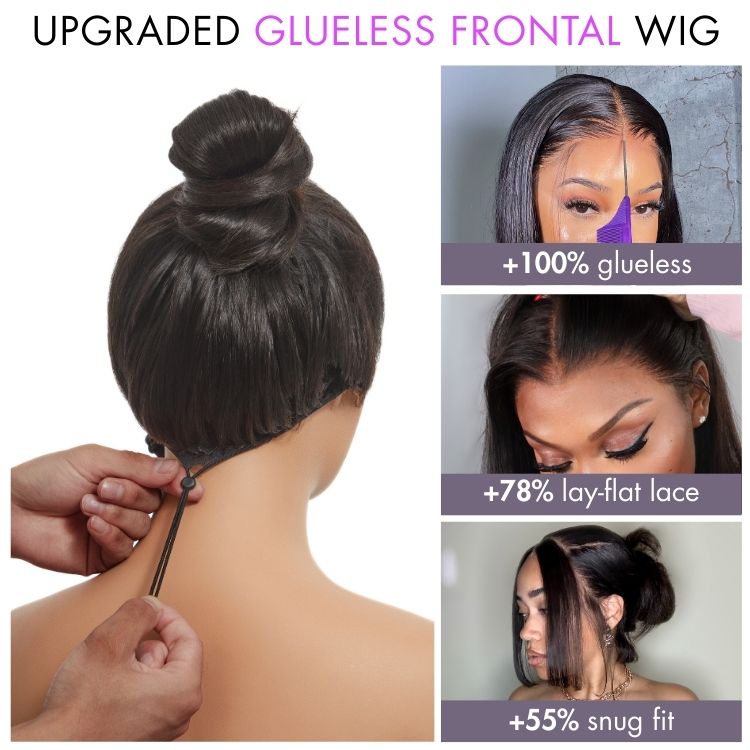 Luvme PreMax 13x4 frontal lace wig with 180% density, body wave or straight style, glueless long wig with pre-cut lace.