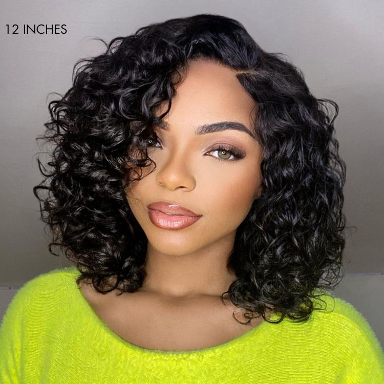 Luvme Hair All-Day Comfort™ deep wave glueless human hair wig with pre-cut lace and minimalist HD lace for a natural look