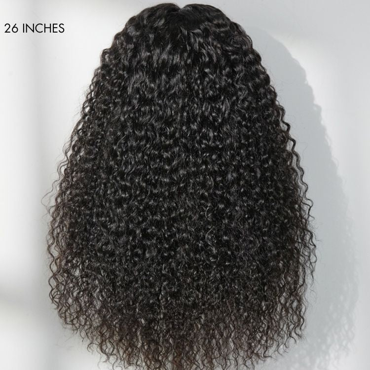 Luvme Hair PreMax 250% density water wave lace wig with pre-cut lace, glueless flexi-fit drawstring, fluffy curly high-density frontal