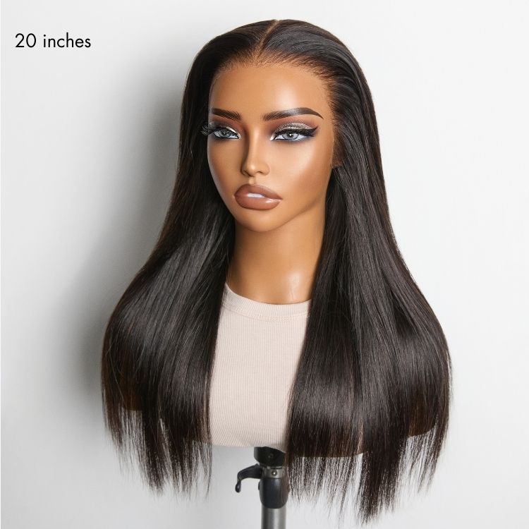 Luvme Hair NatureMAX™ Silky Straight HD Lace Front Wig with pre-cut ear-to-ear 13x4 lace, glueless and natural-looking.
