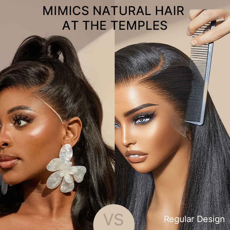 Luvme Hair NatureMAX 250% density loose wave HD lace front wig with pre-cut lace and adjustable drawstring cap.