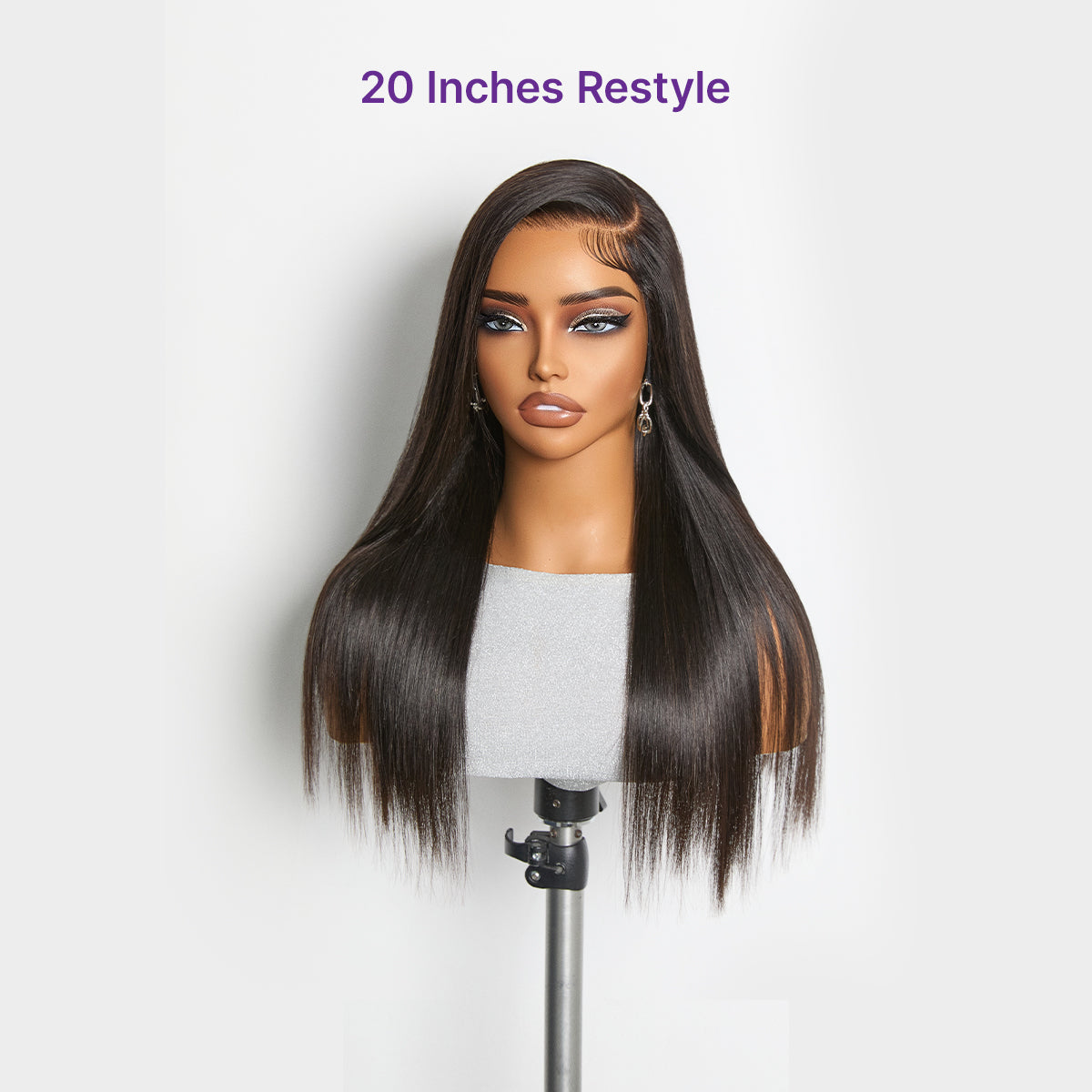 Luvme Hair MyOwn-Fit PartingMax glueless bone straight HD lace wig with baby hair, pre-cut, plucked, bleached, 7x6 closure, 250% density