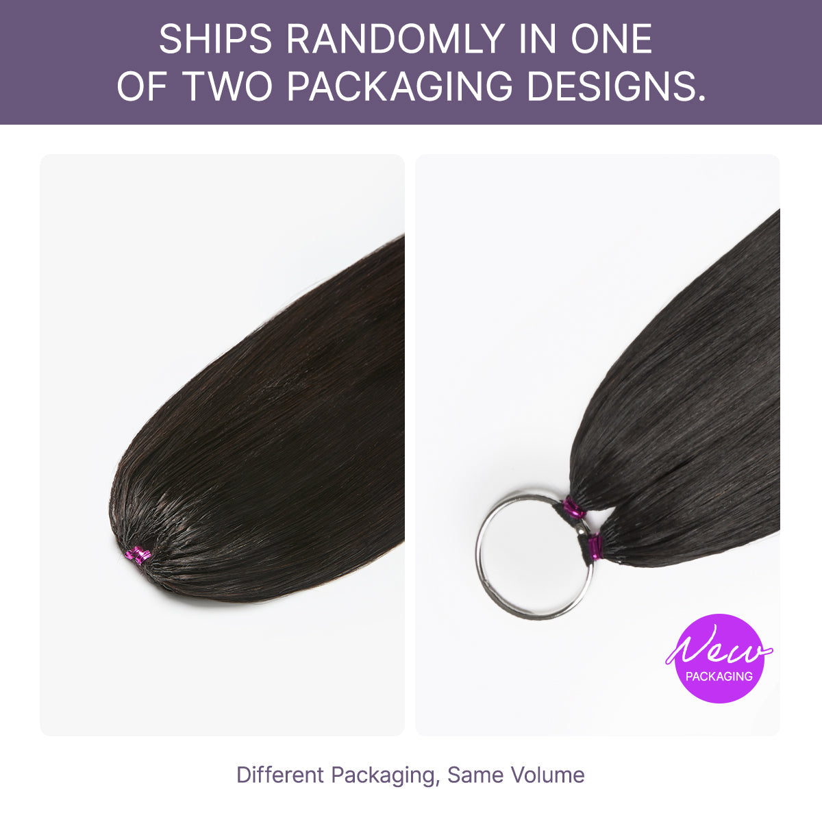 Luvme Hair Readitress™ pre-separated feather crochet human hair in silky straight style for boho braids and miracle knots.