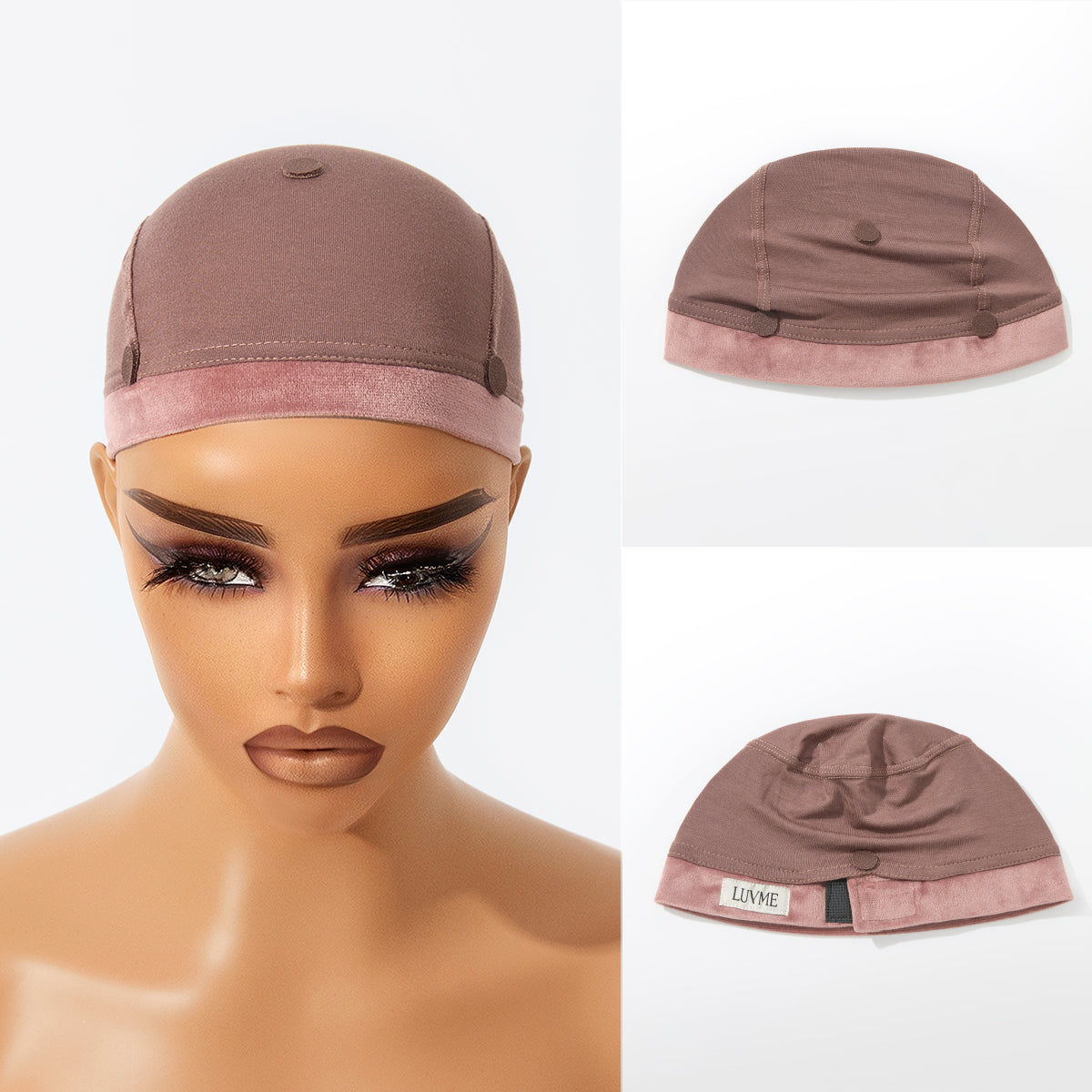 Luvme Hair LUVME Wig Cap 2.0 with adjustable, skin-friendly fabric and easy-fit Velcro design for secure wig wear.