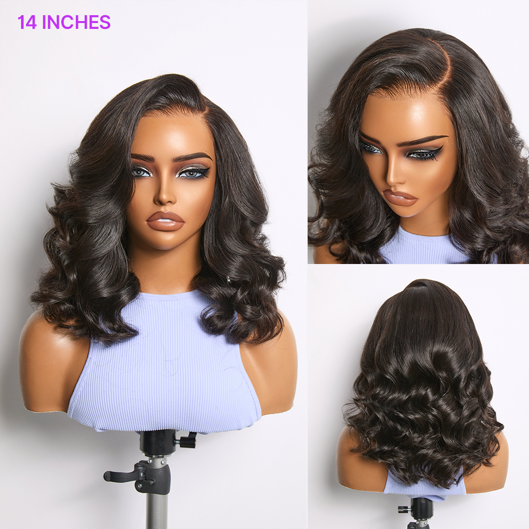 Luvme Hair MyOwn-Fit™ 360 HD Lace Body Wave Wig with natural hairline and pre-cut lace, flexible fit, and natural-looking curls