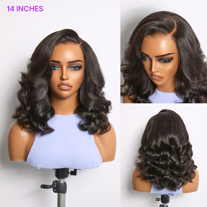Luvme Hair MyOwn-Fit™ 360 HD Lace Body Wave Wig with natural hairline and pre-cut lace, flexible fit, and natural-looking curls