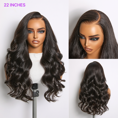 Luvme Hair MyOwn-Fit™ 360 HD Lace Body Wave Wig with natural hairline, pre-cut lace, flexible fit, and seamless finish.
