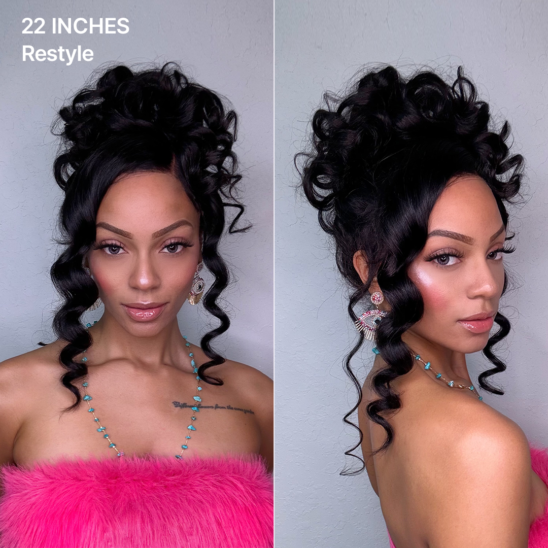 Luvme Hair MyOwn-Fit™ 360 HD Lace Body Wave Wig with natural hairline and pre-cut lace, flexible fit for comfortable wear