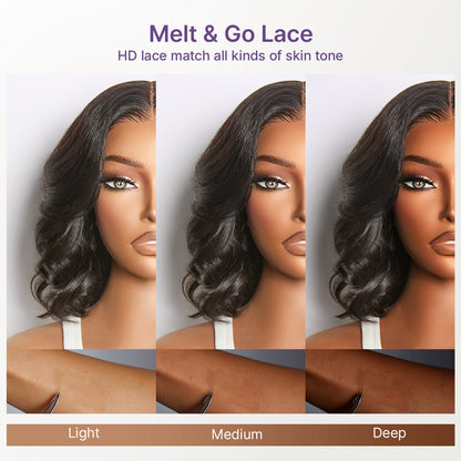 Luvme Hair All-Day Curl Hold™ Premier Grade SilkShield™ long lace wig with loose waves, pre-cut HD lace, and natural parting.