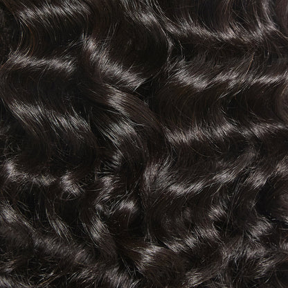Luvme Hair All-Day Curl Hold™ glueless 13x4 HD lace front wig with loose wave silk shield, pre-cut lace and drawstring cap.