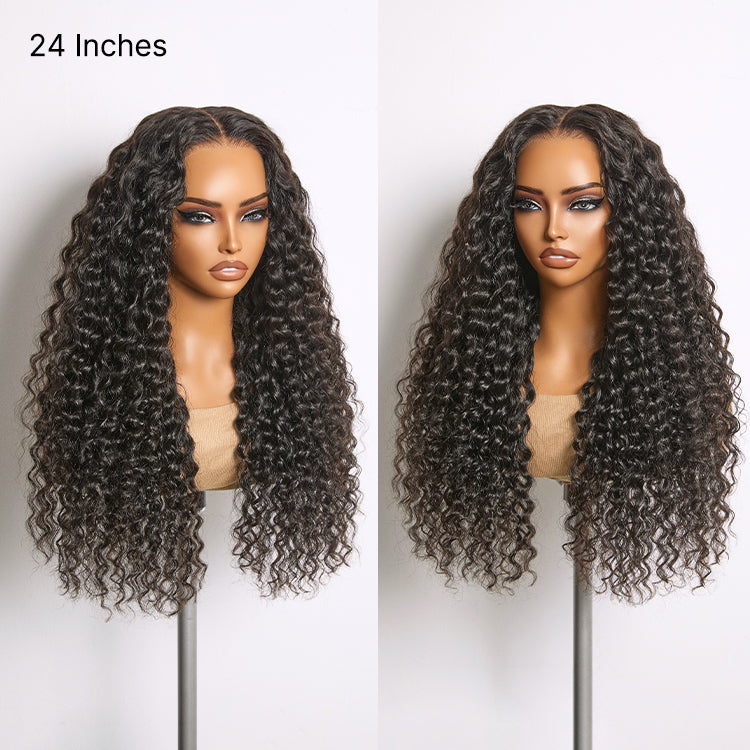 Luvme All-Day Comfort Water Wave HD lace human hair wig with 7x6 closure, soft full density, pre-cut lace, glueless style