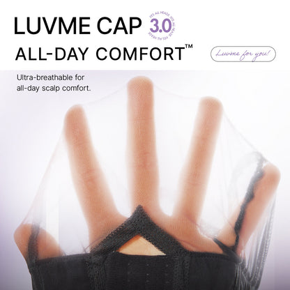 Luvme All-Day Comfort Blonde Highlight Loose Wave Wig with 7x6 HD lace closure, 180% density, glueless, pre-cut lace.