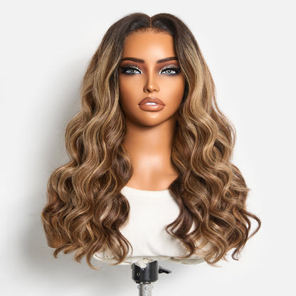 Luvme All-Day Comfort Blonde Highlight Loose Wave Wig with 7x6 HD Lace Closure, 180% density, glueless, pre-cut lace, natural parting