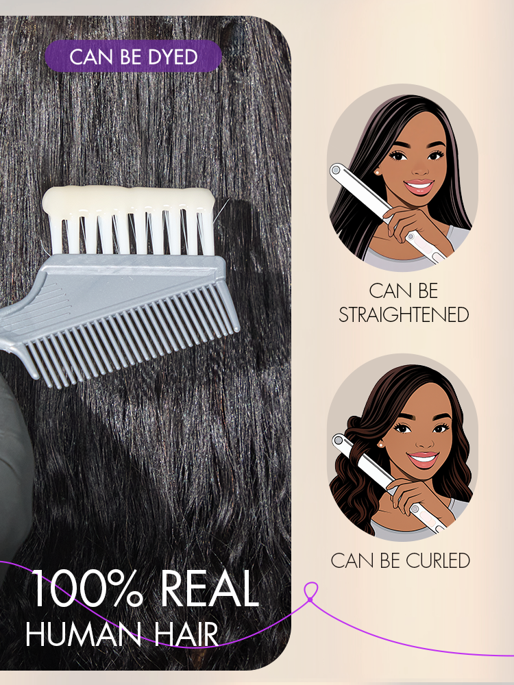 Luvme Too Easy Texture 3-in-1 water wave half wig with 180% density, water wave texture, glueless design, drawstring fit, Luvme Hair
