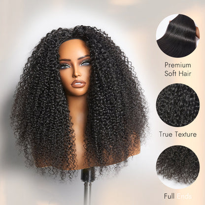 Luvme Too Easy Texture™ 3-In-1 Half Wig 180% Density Water Wave Glueless Flexi-Fit Drawstring Wig-27