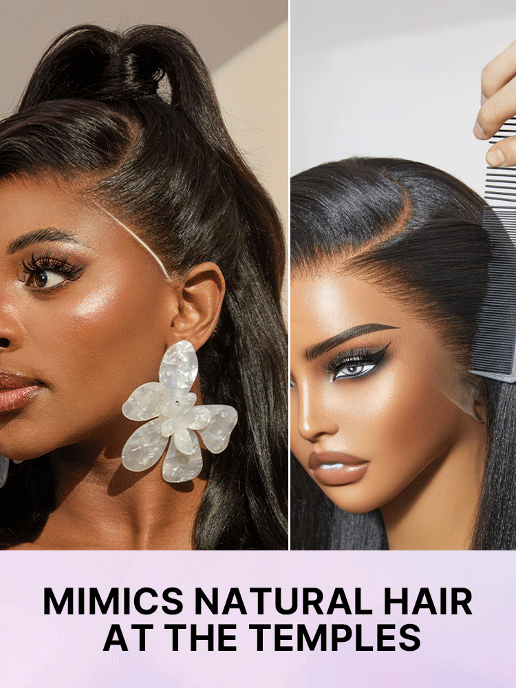 NatureMAX™ 200% Density Loose Wave Glueless 13x6 HD Lace Front Wig Human Hair Pre-Cut Lace Flexi-Fit Drawstring Cap-97