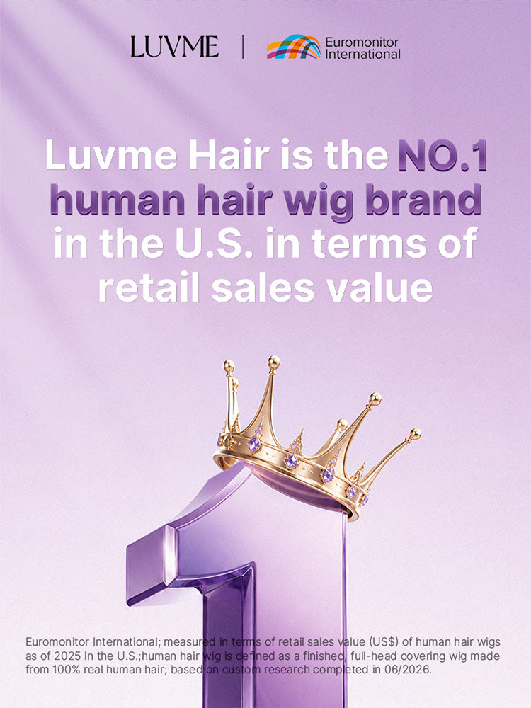 US Only | Luvme All-Day Comfort™ Wig 180% / 250% Density Bone Straight with Baby Hair PartingMax Glueless 7x6 Closure HD Lace Wig Pre-Cut Lace-105