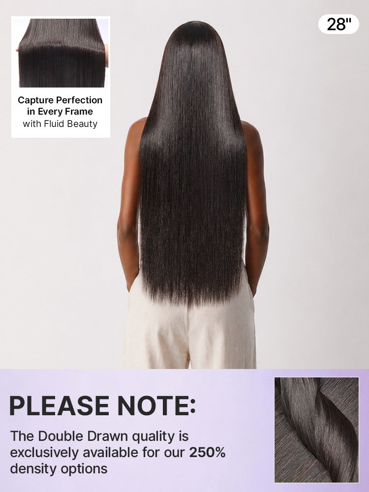 US Only | Luvme All-Day Comfort™ Wig 180% / 250% Density Bone Straight with Baby Hair PartingMax Glueless 7x6 Closure HD Lace Wig Pre-Cut Lace-104
