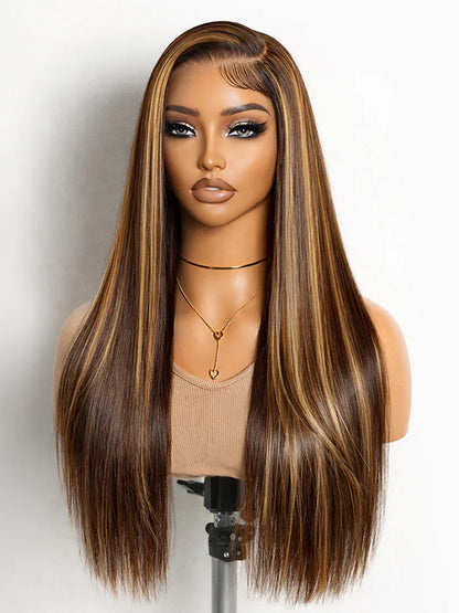 US Only | Luvme All-Day Comfort™ Wig 180% / 250% Density Bone Straight with Baby Hair PartingMax Glueless 7x6 Closure HD Lace Wig Pre-Cut Lace-110
