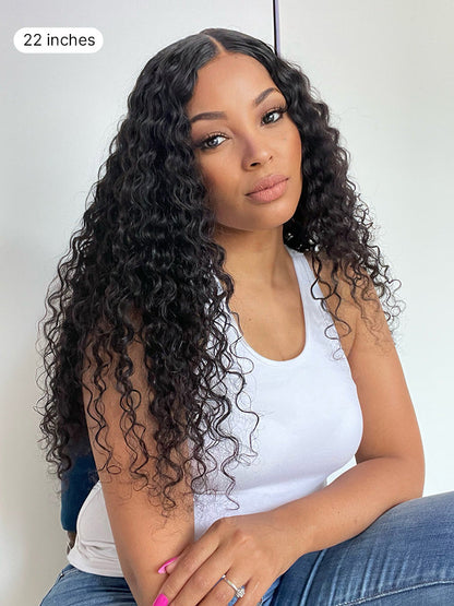 Body Wave / Straight / Kinky / Deep Wave Human Hair U Part Wig-31