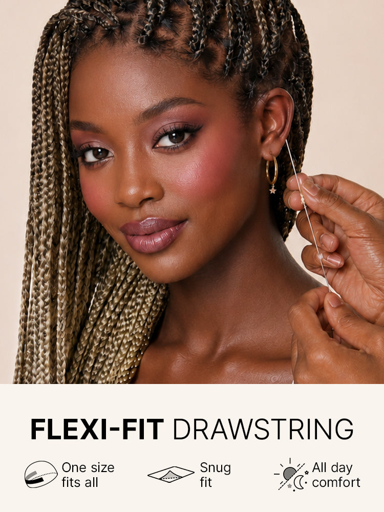 OwnScalp™ 613 Blonde Lightweight Salon-Like Braids with a Real Scalp Look Full HD Lace Knotless Box Braided Wig Drawstring Cap - US Only-75