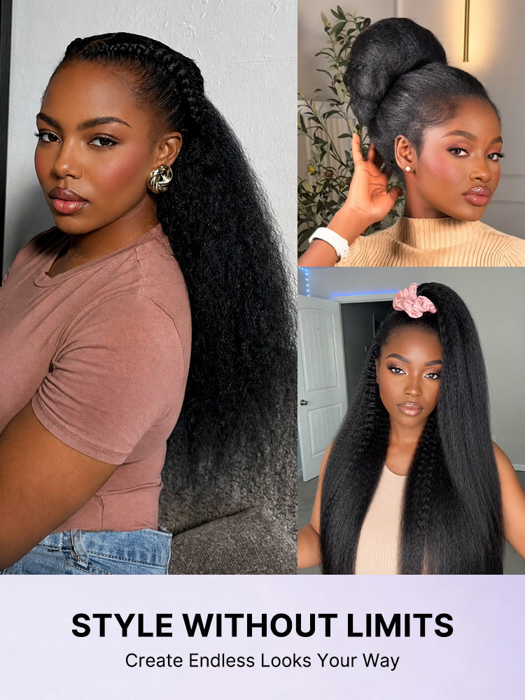 Luvme Hair Miracle Knots crochet hair extensions in wet and wavy water wave style, lightweight, pre-looped, perfect for protective styles.