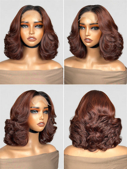 PreMax 180% Density 12 Inch 5x5 Closure HD Lace Custom Wig Pre-cut Lace-10