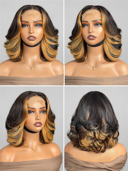 Luvme Hair PreMax 180% density 12-inch 5x5 HD lace closure wig with custom pre-cut lace, natural hair appearance